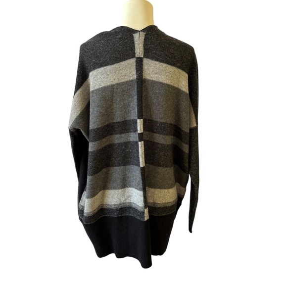 VINCE VARIEGATED OVERSIZED CARDIGAN WOOL CASHMERE CLASSIC MINIMALIST CHIC LUXE M - Picture 5 of 10